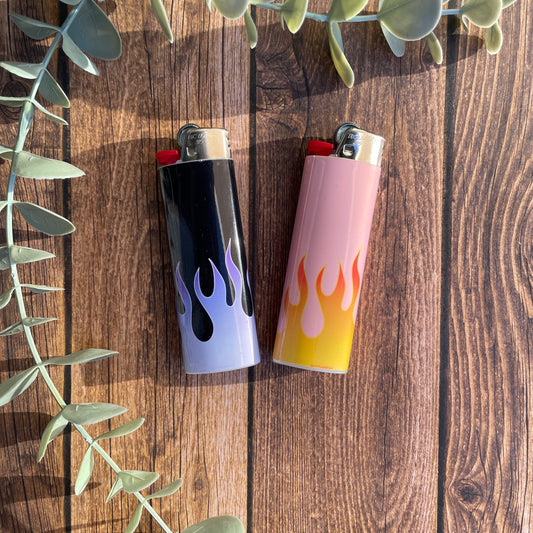 Twin flame lighters