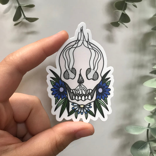 Stoned to the bone sticker